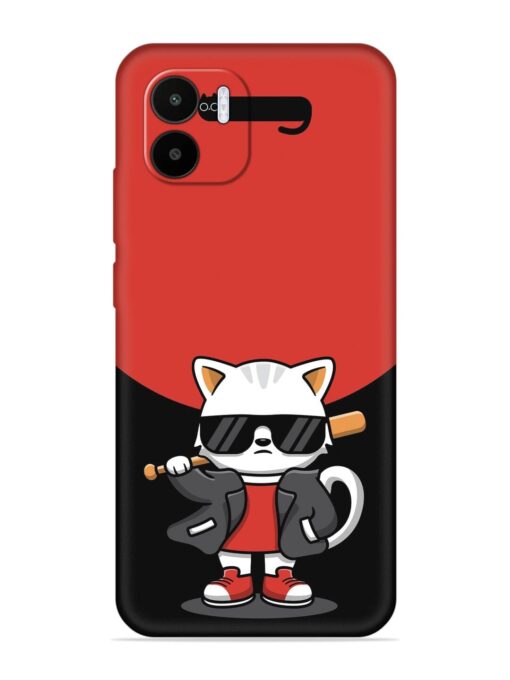 Cool Little Bear Cartoon Embossed Soft Silicone Case for Xiaomi Redmi A1 (2022)