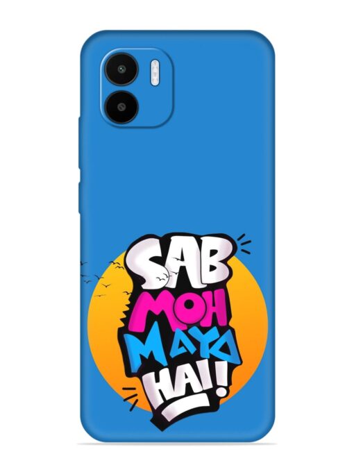 Sab Moh Moya Embossed Soft Silicone Case for Xiaomi Redmi A1 (2022)