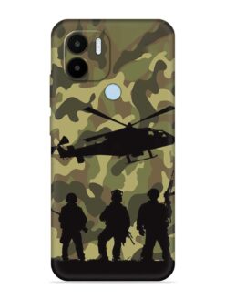 Army Heros Embossed Soft Silicone Case for Xiaomi Redmi A1 Plus