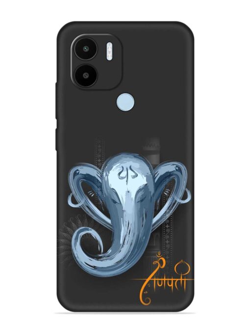 Illustration Lord Ganpati Embossed Soft Silicone Case for Xiaomi Redmi A1 Plus Zapvi