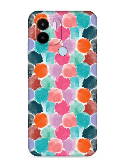 Colorful Seamless Pattern Embossed Soft Silicone Case for Xiaomi Redmi A1 Plus Zapvi