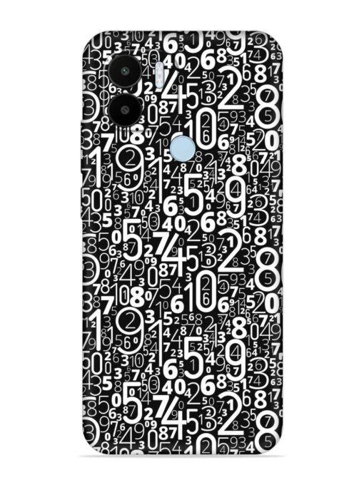 Many Numbers Different Embossed Soft Silicone Case for Xiaomi Redmi A1 Plus Zapvi