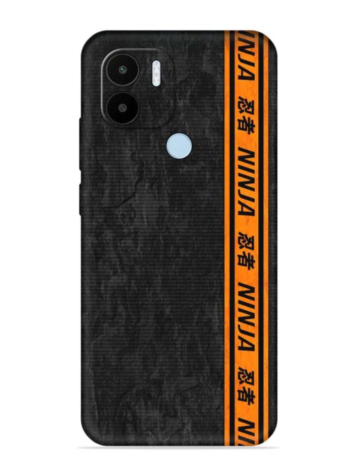 Ninja Srtips Embossed Soft Silicone Case for Xiaomi Redmi A1 Plus