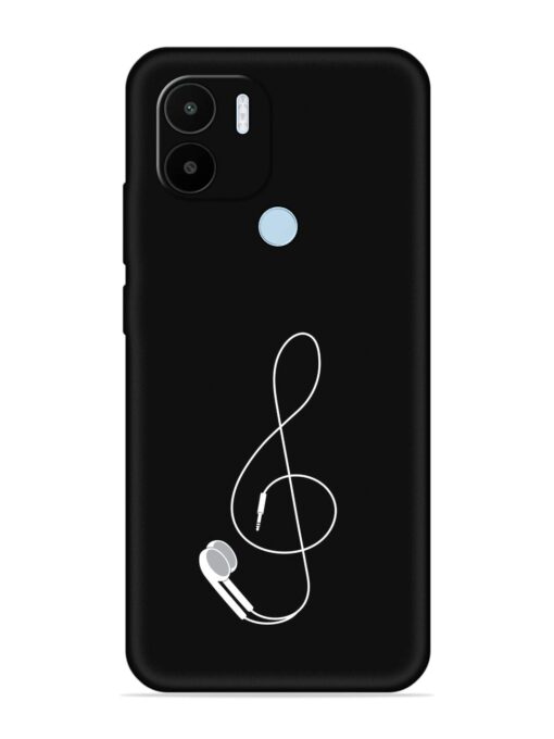 Music Earphone Vector Embossed Soft Silicone Case for Xiaomi Redmi A1 Plus Zapvi