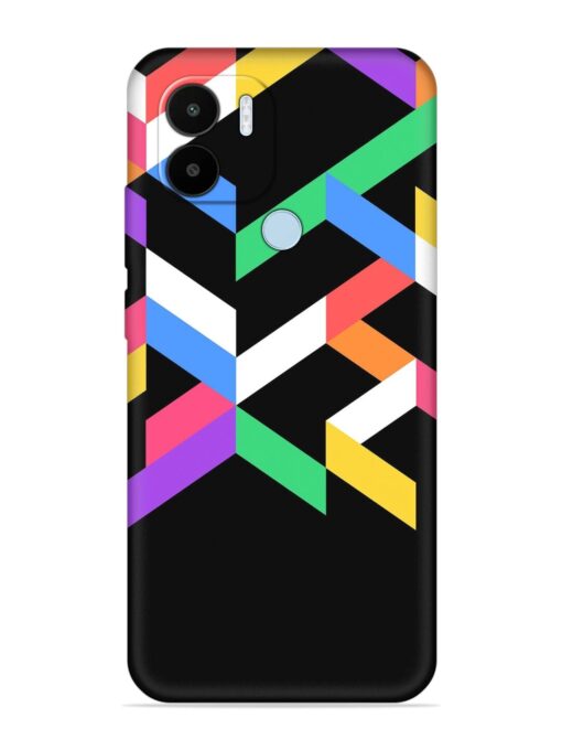 Colorshape Abstarct Embossed Soft Silicone Case for Xiaomi Redmi A1 Plus