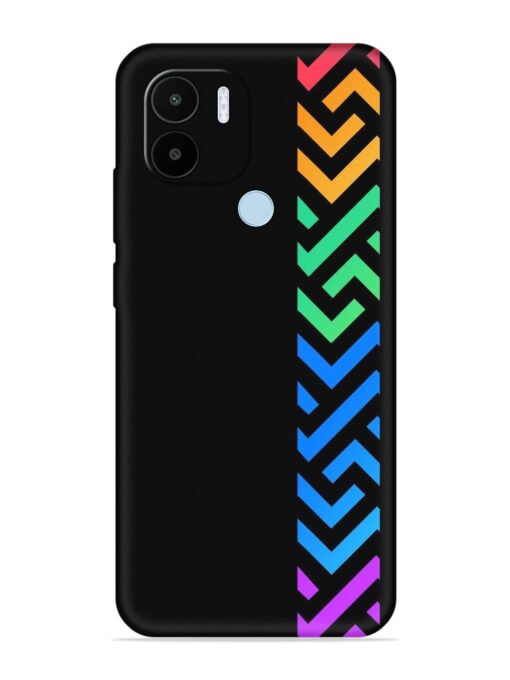 Colorshape Stripes Embossed Soft Silicone Case for Xiaomi Redmi A1 Plus