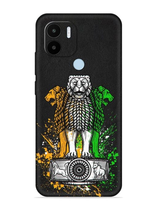 Pillars Of Ashoka Embossed Soft Silicone Case for Xiaomi Redmi A1 Plus