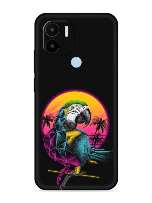 Rad Parrot Embossed Soft Silicone Case for Xiaomi Redmi A1 Plus