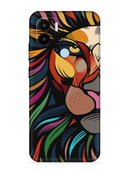 Trippy Lion Art Embossed Soft Silicone Case for Xiaomi Redmi A1 Plus