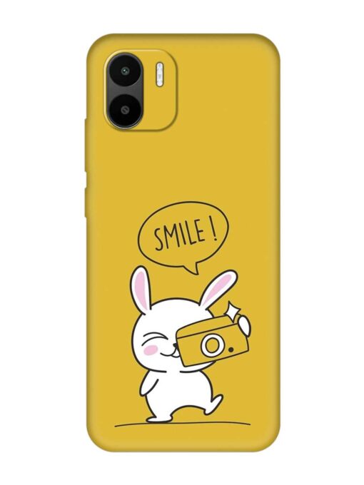 Hey Smile Please Embossed Soft Silicone Case for Xiaomi Redmi A2 Zapvi