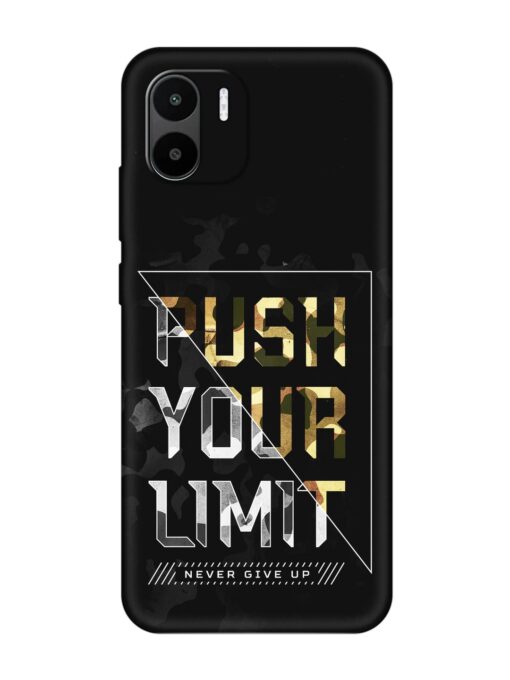 Push Your Limits Embossed Soft Silicone Case for Xiaomi Redmi A2 Zapvi