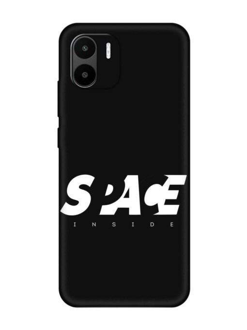 Space Typography Art Embossed Soft Silicone Case for Xiaomi Redmi A2 Zapvi