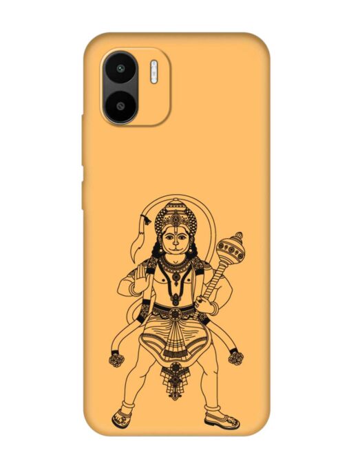 Indian God Hanuman Embossed Soft Silicone Case for Xiaomi Redmi A2 Zapvi