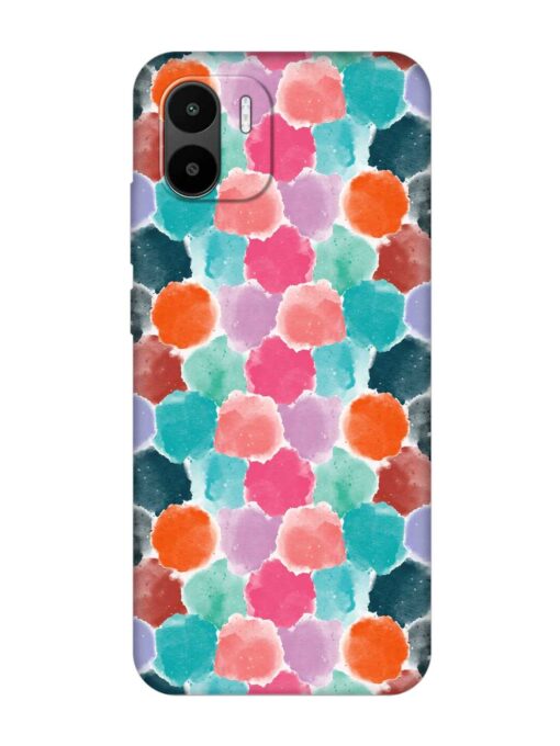 Colorful Seamless Pattern Embossed Soft Silicone Case for Xiaomi Redmi A2