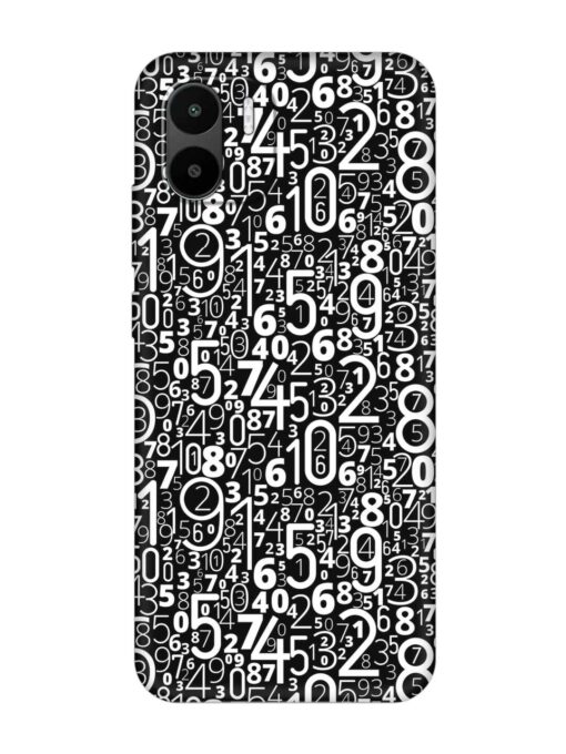 Many Numbers Different Embossed Soft Silicone Case for Xiaomi Redmi A2 Zapvi