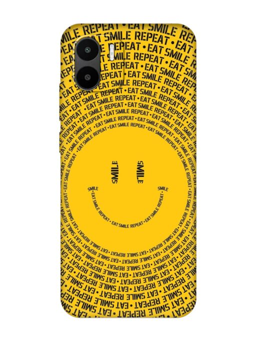 Smiley Embossed Soft Silicone Case for Xiaomi Redmi A2 Zapvi