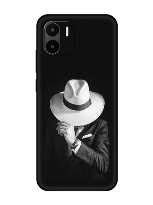 Men Under Hat Embossed Soft Silicone Case for Xiaomi Redmi A2 Zapvi