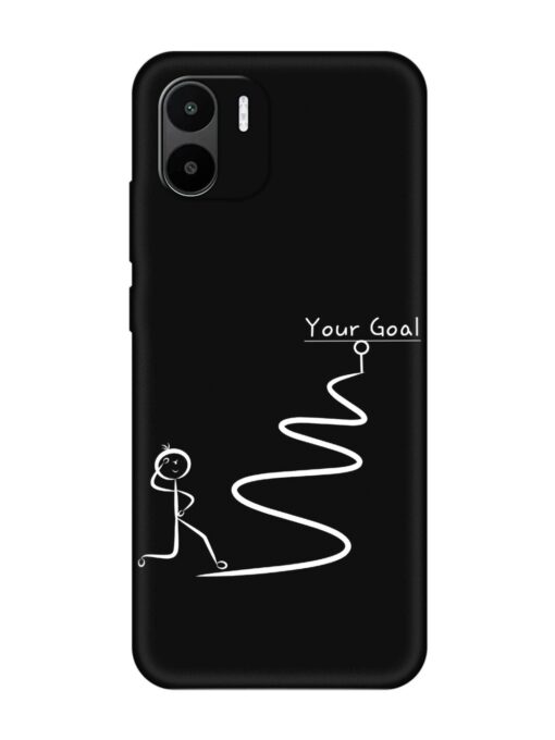 Your Goal Embossed Soft Silicone Case for Xiaomi Redmi A2 Zapvi