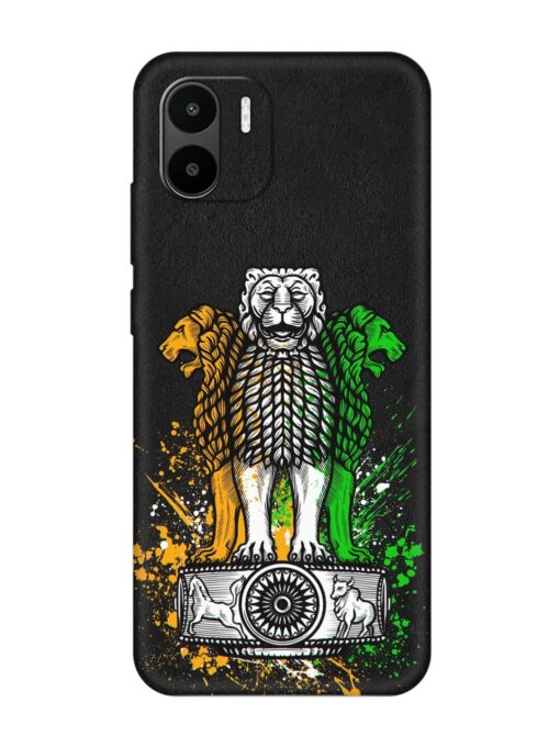 Pillars Of Ashoka Embossed Soft Silicone Case for Xiaomi Redmi A2 Zapvi