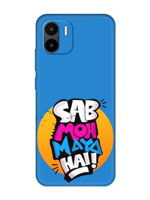 Sab Moh Moya Embossed Soft Silicone Case for Xiaomi Redmi A2 Zapvi