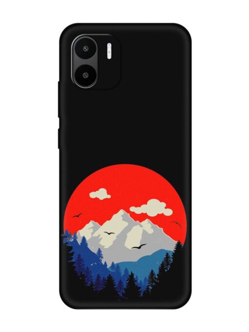 Mountain Abstract Embossed Soft Silicone Case for Xiaomi Redmi A2 Zapvi