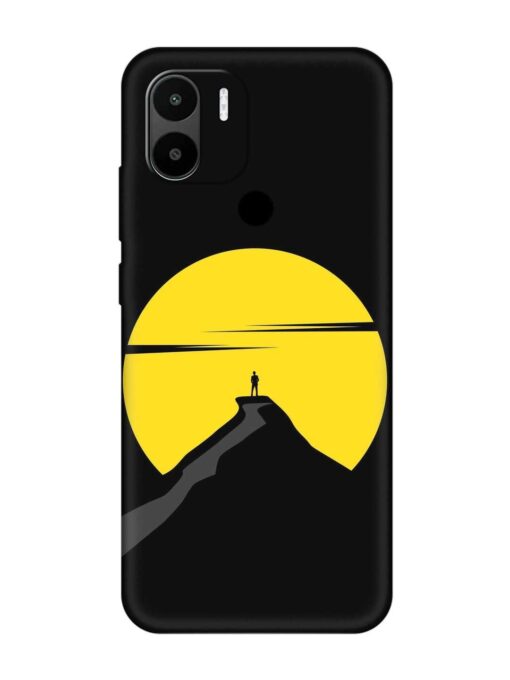 Black Ultra Vector Embossed Soft Silicone Case for Xiaomi Redmi A2 Plus Zapvi