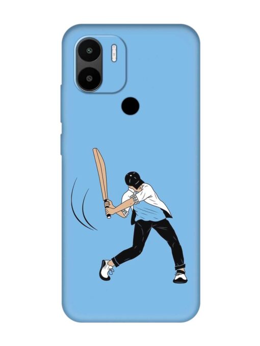 Cricket Gully Boy Embossed Soft Silicone Case for Xiaomi Redmi A2 Plus Zapvi