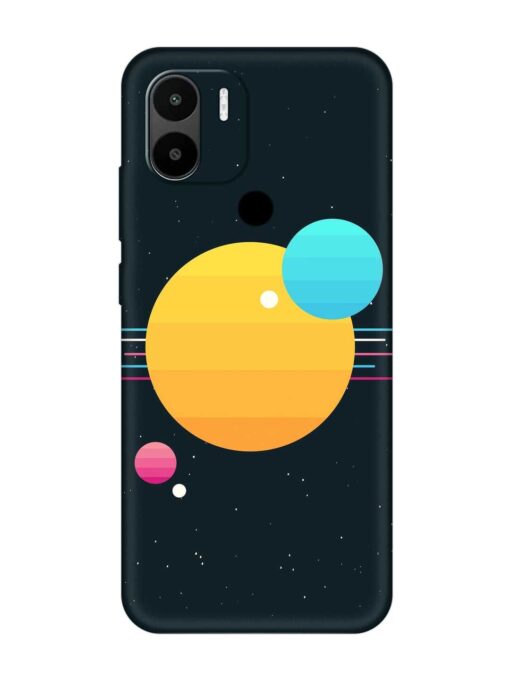 Round Vector Art Embossed Soft Silicone Case for Xiaomi Redmi A2 Plus Zapvi