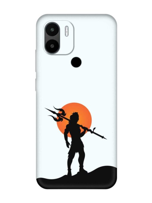 Lord Mahadev Trendy Embossed Soft Silicone Case for Xiaomi Redmi A2 Plus