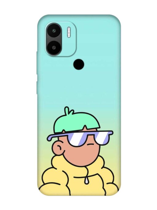 Doodles Cool Character Embossed Soft Silicone Case for Xiaomi Redmi A2 Plus