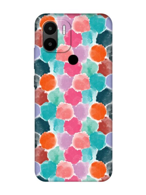 Colorful Seamless Pattern Embossed Soft Silicone Case for Xiaomi Redmi A2 Plus