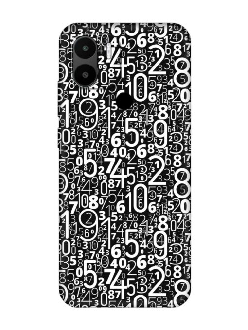 Many Numbers Different Embossed Soft Silicone Case for Xiaomi Redmi A2 Plus Zapvi