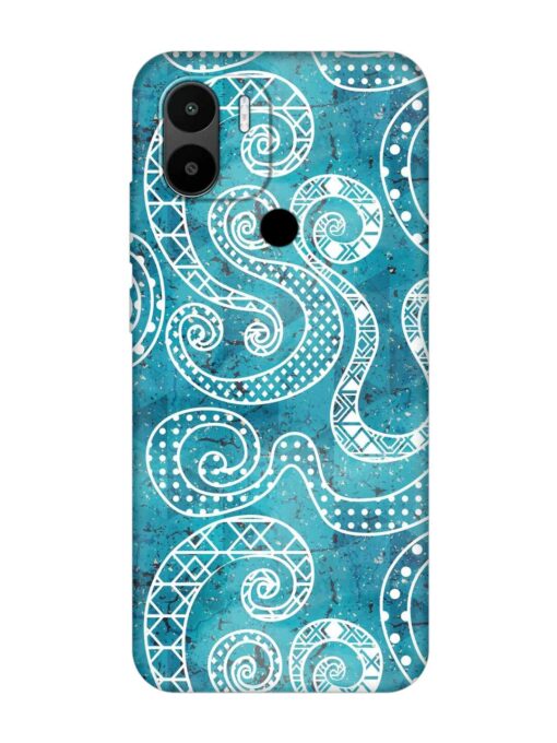 Vintage Curved Seamless Embossed Soft Silicone Case for Xiaomi Redmi A2 Plus