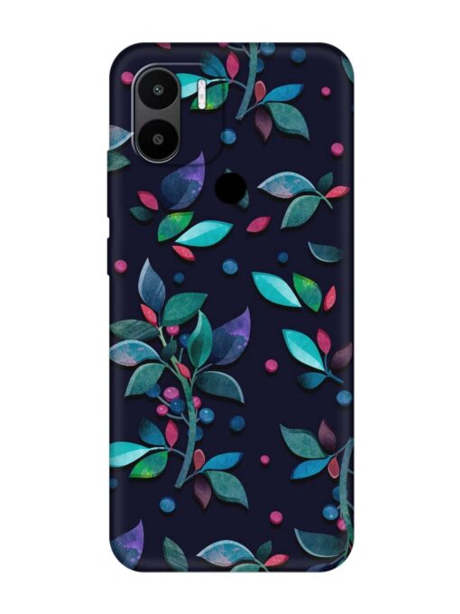 Decorative Watercolor Flower Embossed Soft Silicone Case for Xiaomi Redmi A2 Plus