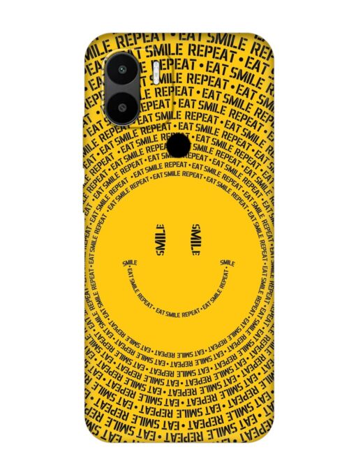 Smiley Embossed Soft Silicone Case for Xiaomi Redmi A2 Plus