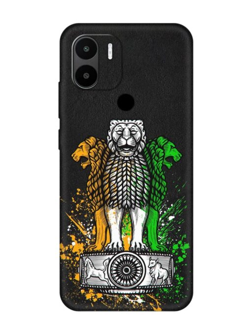 Pillars Of Ashoka Embossed Soft Silicone Case for Xiaomi Redmi A2 Plus