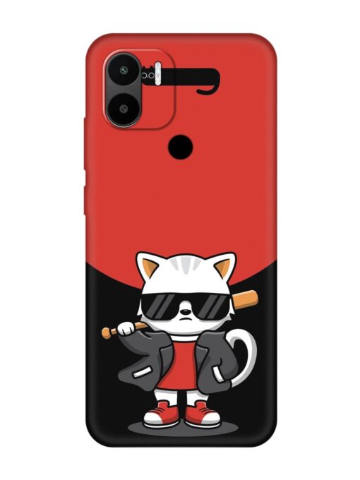 Cool Little Bear Cartoon Embossed Soft Silicone Case for Xiaomi Redmi A2 Plus Zapvi