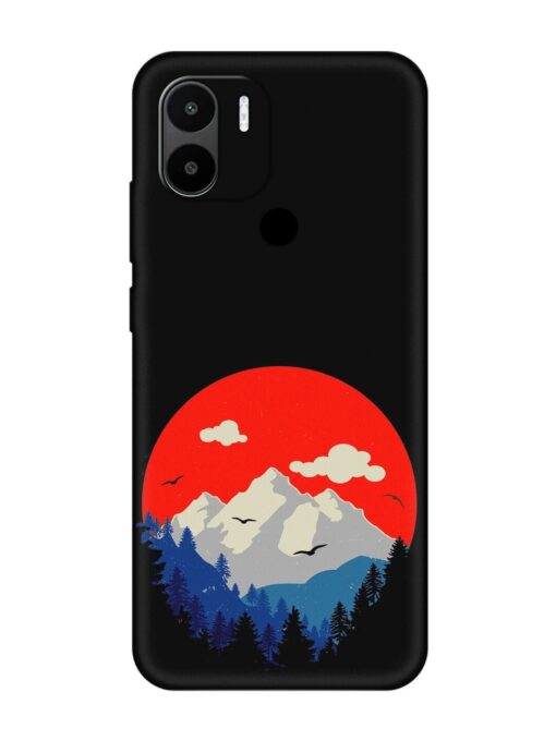 Mountain Abstract Embossed Soft Silicone Case for Xiaomi Redmi A2 Plus