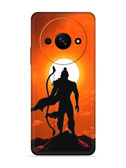 Shree Ram Embossed Soft Silicone Case for Xiaomi Redmi A3 (2024)