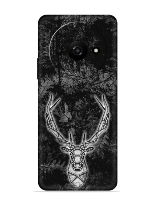 Ancient Deer Embossed Soft Silicone Case for Xiaomi Redmi A3 (2024) Zapvi