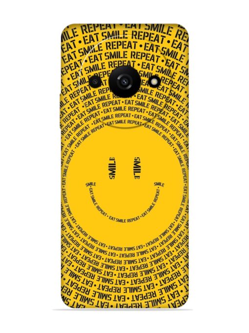 Smiley Embossed Soft Silicone Case for Xiaomi Redmi A3 (2024)