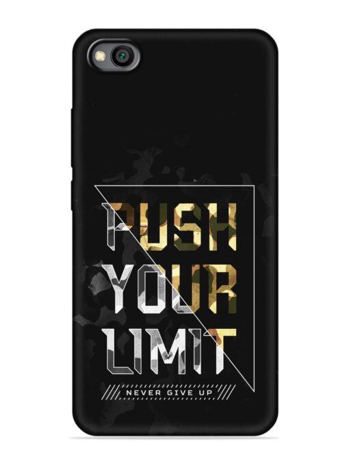 Push Your Limits Embossed Soft Silicone Case for Xiaomi Redmi Go Zapvi