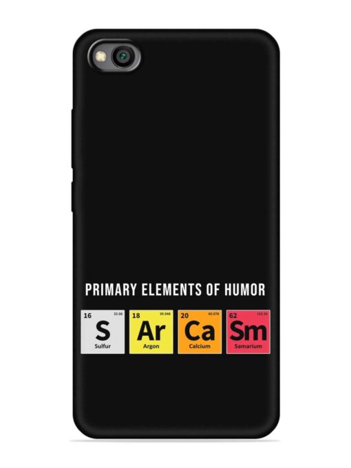 Primary Elements Humor Embossed Soft Silicone Case for Xiaomi Redmi Go Zapvi