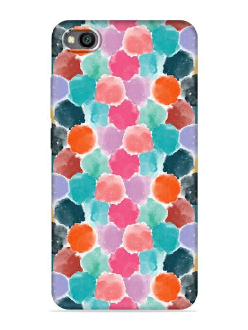 Colorful Seamless Pattern Embossed Soft Silicone Case for Xiaomi Redmi Go