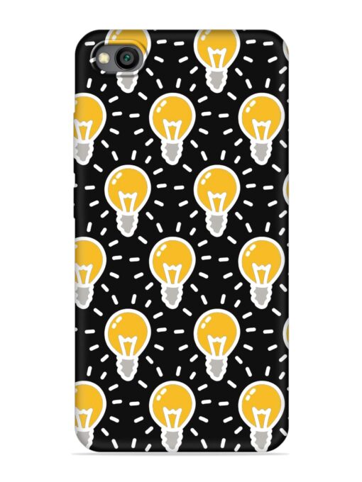 Light Bulb Seamless Embossed Soft Silicone Case for Xiaomi Redmi Go Zapvi