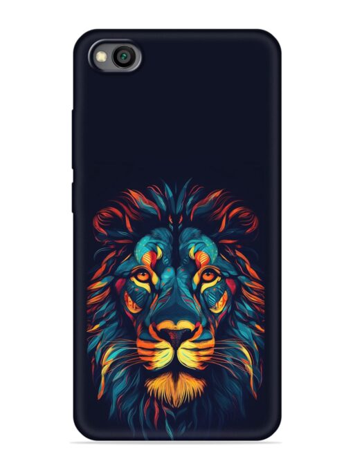 Colorful Lion Embossed Soft Silicone Case for Xiaomi Redmi Go Zapvi