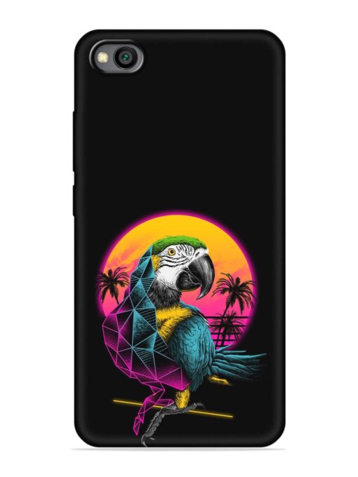 Rad Parrot Embossed Soft Silicone Case for Xiaomi Redmi Go Zapvi