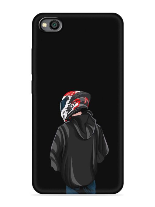 Motorcycle Rider Embossed Soft Silicone Case for Xiaomi Redmi Go Zapvi