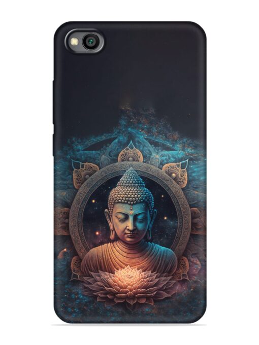 Gautam Buddha Embossed Soft Silicone Case for Xiaomi Redmi Go Zapvi