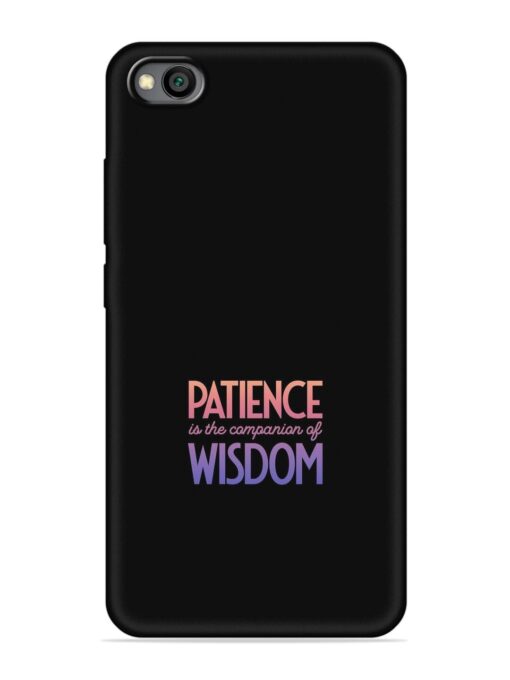 Patience Is The Embossed Soft Silicone Case for Xiaomi Redmi Go Zapvi